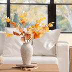 Ceramic Flower Vase Home Decor - Large Tall Farmhouse Table Vases Rustic Vintage Living Room Kitchen Bedroom Decorations for House Book Shelf Office Coffee Desk Dining Fireplace (11" Retro)