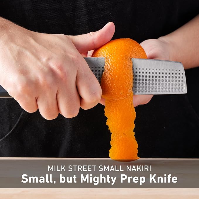Milk Street Small Nakiri Knife – Ultra-Thin Blade for Precision Cutting, Ergonomic Handle