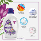 KUXTAL Fabric Softener 1-Pc & Liquid Laundry Detergent 2-Pc (202.8 fl oz) Biodegradable & Eco-Friendly And Natural Extracts, Its Cleaning (Mix liquid)