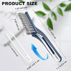 Bristle Brush - Hard Bristle Crevice Cleaning Brush Tools for Household Use, Kitchen, Bathroom, Window, Toilet, Corners, Multi Purpose Hard Bristle Brushes for Deep Cleaning Gap (2 pcs)