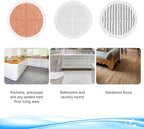 6 Pack Mop Pads Replacement Compatible with Bissell Spinwave Mops 2124 2039 2037 2039A Series Steam Mop Pads for Bissell Spinwave Hard Floor Cleaning Kits 2 Soft Pads, 2 Scrubby and 2 Heavy Scrub Pads