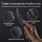 Steak Knives Set of 8, 4.7 Inch Dishwasher Safe Non Serrated Dinner Knives, Razor Sharp for Precise Cutting, Non-Stick Blade & Non Rust, Easy to Maintain Ideal for Home Restaurant Party