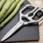Dalstrong Kitchen Scissors All Purpose- Japanese Stainless Steel - Ambidextrous Kitchen Shears for Food - Detachable - Heavy Duty Scissors Sharp Blade - Herbs, Pizza, Meat Cutting Scissors