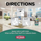 Weiman Disinfecting Granite Cleaner and Polish - 64 Ounce (2 Pack) Safely Cleans and Shines Granite Marble Quartz Quartzite Slate Limestone Corian Laminate Tile Countertop