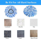 [5 Pack]Mop Heads Replacements, Spin Mop Replacement Head Deep Cleaning Machine Washable and Easy Replace,Spin Mop Refill Replacement Head 100% Microfiber,Mop Head Compatible with RinseClea