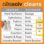 Citra Solv Concentrated Household Cleaner & Degreaser -Valencia Orange Scent 8 fl oz Safe, Effective, and Versatile Cleaning Solution, Natural Ingredients Non Toxic,Biodegradable, Made in USA (2)
