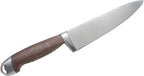 Mundial Nobilis 8” Chef Knife – Tempered Stainless Steel Blade, Textured Wood Handle, Forged for Durability, Sharp Precision Slicing, Ideal for Meat Cutting
