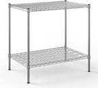24" Deep x 36" Wide x 34" Height Wire Shelving Kit | 2-Tier | NSF Commercial Storage Rack Unit