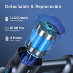 Lubluelu Cordless Stick Vacuum Cleaner, Lightweight 235W Brushless Motor, Rechargeable Battery, Self-Standing Design, Handheld for Carpet, Hard Floor, and Pet Hair