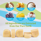 dadali Natural Solid Dish Soap Bar 25oz (Pack of 5) – Biodegradable Dish Soap Block, Eco-Friendly, Zero Waste, Gentle on Skin, Safe Cleaner for Dishware, Fruits, and Vegetables, Lemon Essential Oil.