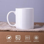 GBHOME 12 OZ Off White Coffee Mugs, Ceramic Bulk Coffee Mugs with Large Handle for Man, Woman, Light Weight Coffee Mugs Set for Latte/Cappuccino/Cocoa/Milk, Dishwasher & Microwave Safe, 36Pcs