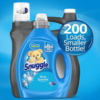 Snuggle Blue Sparkle Liquid Fabric Softener, 2X Concentrated, 200 Loads, 80 Fl Oz