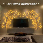 Enchanted Willow Vine Lights for Home Decor with 160LEDs, 8.2FT Wall Decoration Light with 8 Remote Control Modes (Brown)(1PCS)