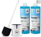 Unique RV Toilet Cleaner Combo Pack - Scrub-It 24 oz. (Pack of 2) and RV Toilet Brush, Packaging May Vary