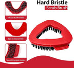 Spin Mop Replacement Set for O-Ceda EasyWring 1-Tank System, Includes 2 Mop Head Replacement, 1 Mop Handle (30-58in Adjustable 4-Section Pole), 1 Scrubber Head, 1 Spin Base