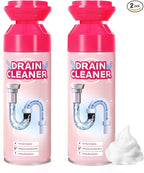 Foaming Drain Cleaner Clog Remover: Sink Cleaner Pipe Clogged Opener for Kitchen Bathroom Toilet Tubs and Showers (2 Pack)