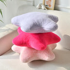 Xiashrk Star Pillow, Decorative Throw Pillows for Bed Couch, 19.6" Star Shaped Pillow Plush Floor Cushions Room Decor Pillow with Soft Faux Rabbit Fur for Sofa Bedroom Living Room