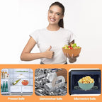 Wheat Straw Bowls Set of 6/12, Unbreakable Lightweight Bowls Set - Microwave & Dishwasher Safe, Reusable for Serving Soup, Oatmeal, Ramen & Salad (6, 60 oz)