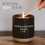 Sweet Water Decor Fraser Fir Soy Candle | Cypress, Evergreen, Cedar, and Fir Balsam Scented Candles for Home | 12oz Black Stoneware Jar, 60+ Hour Burn Time, Made in The USA