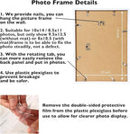 10x14 Picture Frame Set of 12 for 30 x 40 cm Diamond Art Painting, Display 8.5x11 with Mat or 10x14 without Mat, Wood 10 by 14 Wall Gallery Poster Photo Frames Bulk with 8.5x11 Mat,12 Pack, White