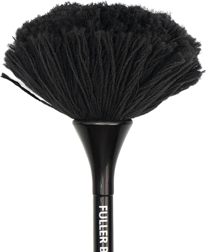 Fuller Brush Electronics Dusting Brush Set – for Laptop, Screen, Keyboard, TV, Phone, Vehicle Dash – Dual-Ended Duster with Microfiber and Goat Hair – Mini Bench Brush Duster with Polystatic Fibers