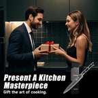 KEEMAKE Carving Knife for Meat, 8 Inch Ultra Sharp Damascus Kitchen Knives with G10 Ergonomic Handle, Brisket Knife for Meat Cutting, Japanese Knives for BBQ Ham Roast Turkey Vegetable