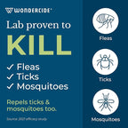 Wondercide - Ready to Use Flea, Tick, and Mosquito Yard Spray with Natural Essential Oils – Mosquito and Insect Killer, Treatment, and Repellent - Plant-Based - Safe Around Pets, Plants, Kids - 32 oz