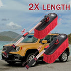 Car Cleaning Supplies，Car Duster Exterior Scratch Free,with Wax Cotton Hair， Dust Brush with Extendable Telescoping Handle to Remove Dust Pollen,Duster for RV,Truck,and Motorcycle