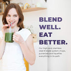 Cleanblend Commercial Blender with 5-Year Full Warranty - 1800W, 3HP, 64oz High-Performance Professional Countertop Blender with Stainless Steel Blades