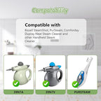 10Pack Microfiber Cloths for Handheld Steam Cleaner Compatible with Bissell Steam Shot, Comforday, PurSteam, Wagner Spraytech, Universal Washable Steam Cleaner Accessories