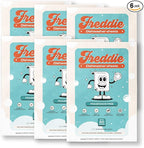 Freddie Dishwasher Sheets Fragrance Free - Space-Saving Alternative to Liquid Detergent - 360 Loads (6 Pack) Concentrated Plastic Jug Free Strips
