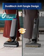 Tineco Floor One S7 Artist Wet Dry Vacuum Cleaner, 22kPa Suction, iLoop Smart Sensor, DualBlock Anti-Tangle Design, 185℉ Flashdry, 50 Min Runtime, Dual-Edge Cleaning, 180° Lay-Flat