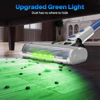 Cordless Vacuum Cleaner - Powerful, 45Kpa Home Stick Vacuum, 180°Bendable Wand & Removable Battery, Up to 50 Mins, 8 in 1 Self-Standing Vacuum, Wall Mount Charging for Hardfloor, Carpet Blue