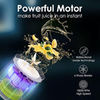 Personal Blender Wireless 24oz Cordless Mini 360 Watt Portable Blender-for Smoothies Freshly Squeezed Juices 6000mAh Self Cleaning and BPA Free Portable Juicer with 6 Sharp Blade Pearl White