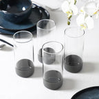 Stone Lain Mirella 16-Piece Dinnerware Set Stoneware, Borosilicate Glass, Blue