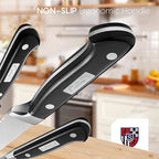 Gioventù Serrated Bread knife 10 inch - Ultra sharp Bread Slicing Knife Forged from German Stainless Steel 5Cr15Mov, HRC58, Full Tang kitchen bread knife for Homemade, Crusty&Soft Bread