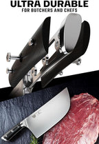 Dalstrong Meat Cleaver Knife-9"- Gladiator Series-'The Ravager'-Heavy Duty Butcher Kitchen Knife Gift-Forged High Carbon German Steel-BBQ, Meat Knife-w/Sheath-NSF Certified