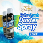 Fuller Brush Duster Sprays with Fuller Brush Dust Grabbing Microfiber Cloths Bundle
