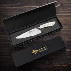 MAD SHARK Chef Knife 8 inch Kitchen Knife High Carbon Stainless Steel Sharp Chef's Knives with Ergonomic Handle, Cooking Knife with Gift Box, Birthday Gifts for Mom/Dad(White)