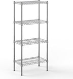 14" Deep x 24" Wide x 54" Height Wire Shelving Kit | 4-Tier | NSF Commercial Storage Rack Unit
