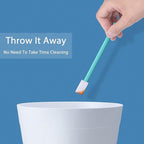 40pcs Crevice Cleaning Brush Tool, Disposable Toilet Brush for Toilet Seat Gaps, Crack and Crevice Cleaner Tools, Blue