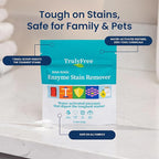 Enzyme Laundry Stain Remover - Natural Laundry Detergent Booster for Blood, Grass, Pet Urine & Odor - Biological Washing Powder for Clothes, Couch Fabric (50 Scoops)