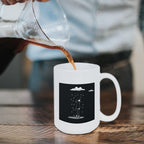 Sublimation Mugs Blank 15 oz White Ceramic Coffee Mugs Bulk for 24 pcs White Blank Coated Cup for Coffee,Latte, Soup, Milk, Hot Cocoa DIY Mug