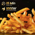 2.1Qt Small Air Fryer - Compact Digital Mini Airfryer with 7-in-1 Presets, 98% Less Oil, Adjustable Temperature & Timer, Shake Reminder, Nonstick, BPA-Free, Dishwasher Safe, Fast & Crispy Cooking