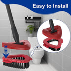 Scrubber Mop Head for O Cedar RinseClean Spin Mop 2 Tank System, Replace Head for OCedar Spin Mop Scrub Brush Head, Scrubber Head Replacement Attachment, Scrub Brush Mop Head 2 Tank, Clean Brush