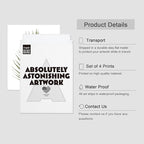 SIGNWIN Poster Bathroom Decor 8"x10", Wall Art Room Decor Multicolor for Living Room, Bedroom, Office Green Pastel Banana Palm Monstera Leaf Nature Wilderness Plant Art Floral Botanical