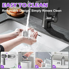 WADEO Handheld Vacuum Cordless, 4-in-1 21000PA Brushless Car Vacuum & 210000RPM Air Duster 7500mAh Battery Air Blower Wireless Handheld Vacuum for Car, Office and Home Cleaning