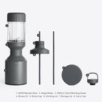 Beast Mega 1200 | Premium Countertop Blender | Smoothies, Shakes, Sauces, Dips, Soups | Blends Ice and Frozen Fruit | Includes Extra Lids and Straw System | 1200W | (Charcoal, 120V)