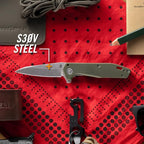 Gerber Gear Fastball - Slim, Lightweight Folding Knife with Lock Release - Pocket Knife with 3-Position Clip - EDC Gear - 3" - Made in USA - Flat Sage