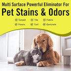 Multi-Purpose Probiotic Enzyme Cleaner, Made in USA - Pet Stain and Odor Remover - Concentrated - Professional & Home Strength Drains, Floors, Bathrooms, Toilets Trash Can, (1 gallon, Citrus)